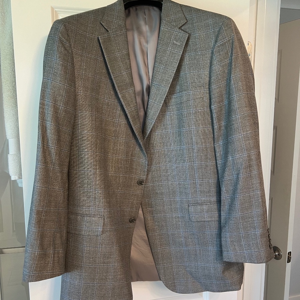 Men’s Gray/Blue Blazer